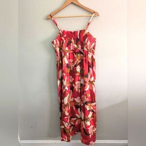 A New Day Floral Smocked Maxi Dress Size XL